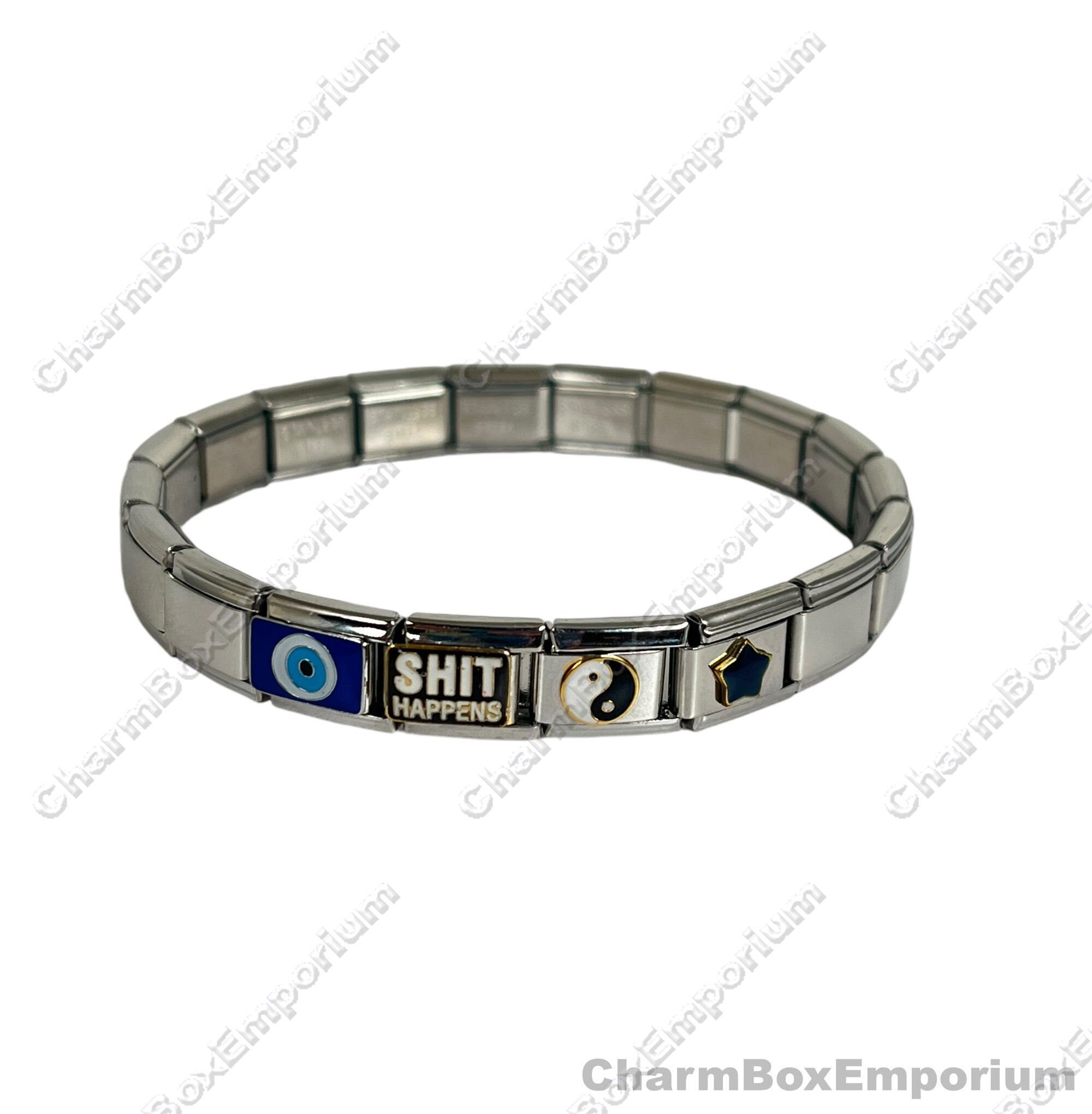 thumbnail image 2 of Clearly Charming Yin Yang Italian Charm 2 of 14