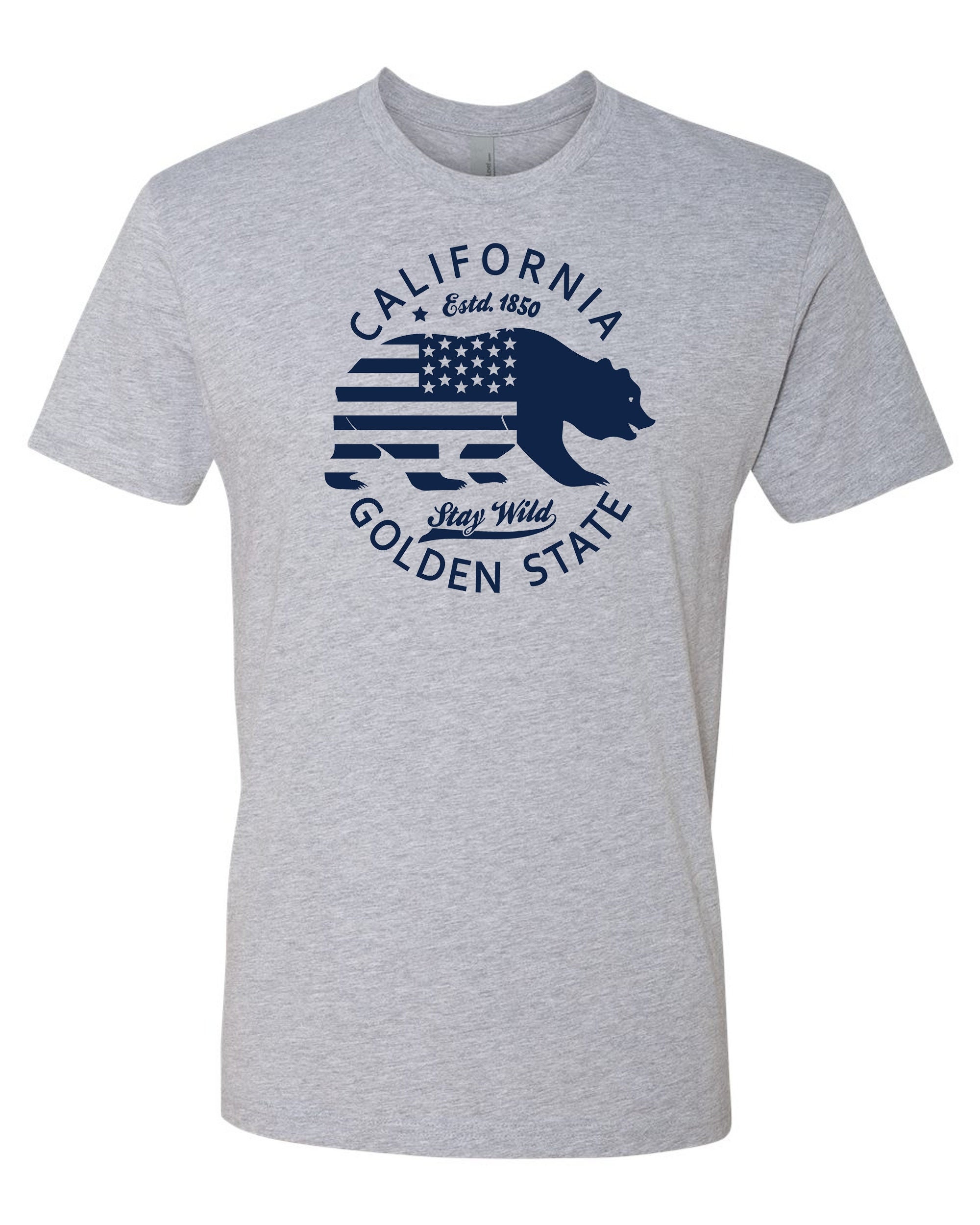 California Republic Novelty T Shirt The Golden State West Etsy