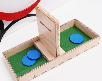 Montessori Imbucare Board with Coin - Wooden Sensorial Materials for Infants/Toddlers (IB101)