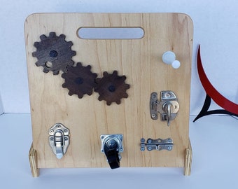 Sensory Board | Activity Board for Toddlers - Montessori Educational Materials - SB101