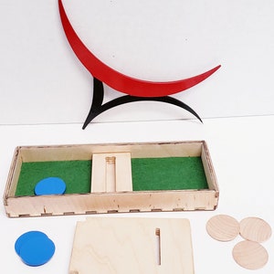 Montessori Imbucare Board with Coin Wooden Sensorial Materials for Infants/Toddlers IB101 image 4