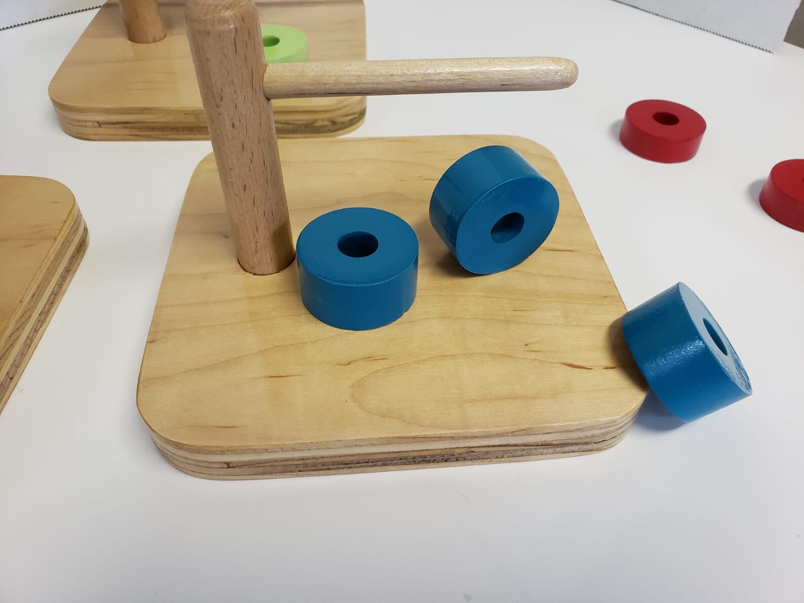 Montessori Rings on Horizontal Dowel Montessori Preschool - Etsy