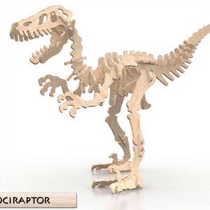 STEM Velociraptor DIY Kit – Locally Crafted, Hands-On Learning Adventure! STEM146
