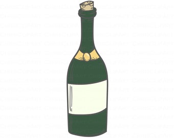 Champagne Clip Art Etsy