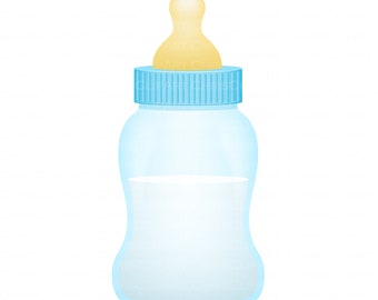 Download Baby Bottle Clipart Etsy