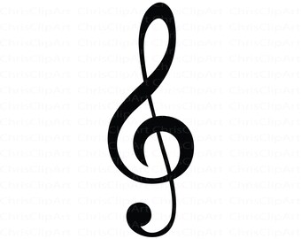 Download Treble Clef Clipart Etsy