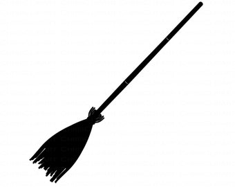 Witch Broom Svg Etsy