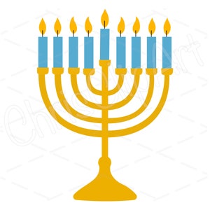 Menora SVG PNG JPG - Menora Sublimation - Menorah Cricut - Menorah Clipart - Menorah Grafik - Jüdischer Vektor - Religiöses Bild