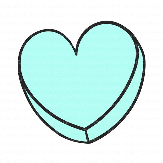 Blue Candy Heart