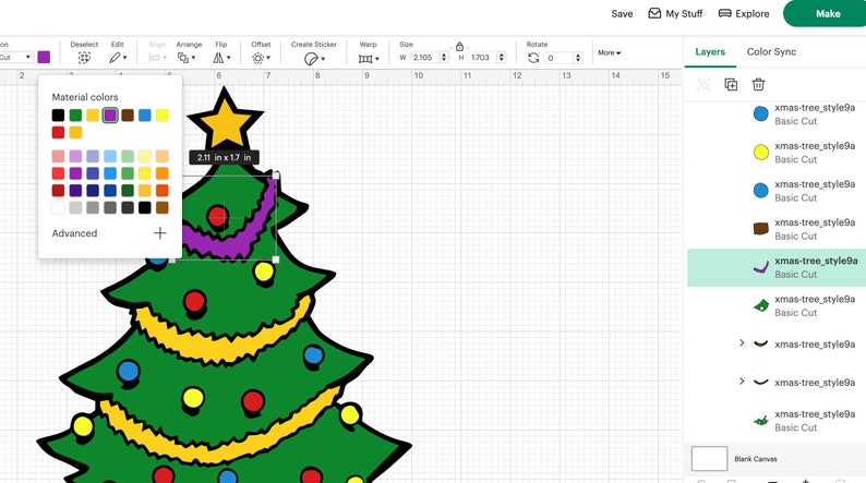Árbol de Navidad SVG PNG JPG Sublimación del árbol de Navidad Cricut del árbol de Navidad Vector del árbol de Navidad Clipart de Navidad imagen 3