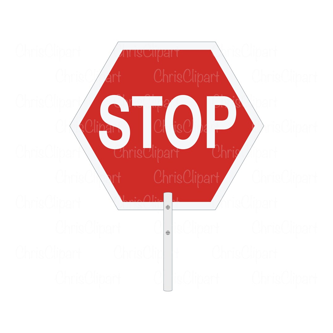 STOP SIGN CLIPART Stop Sign Svg Printable Stop Sign Stop Etsy UK