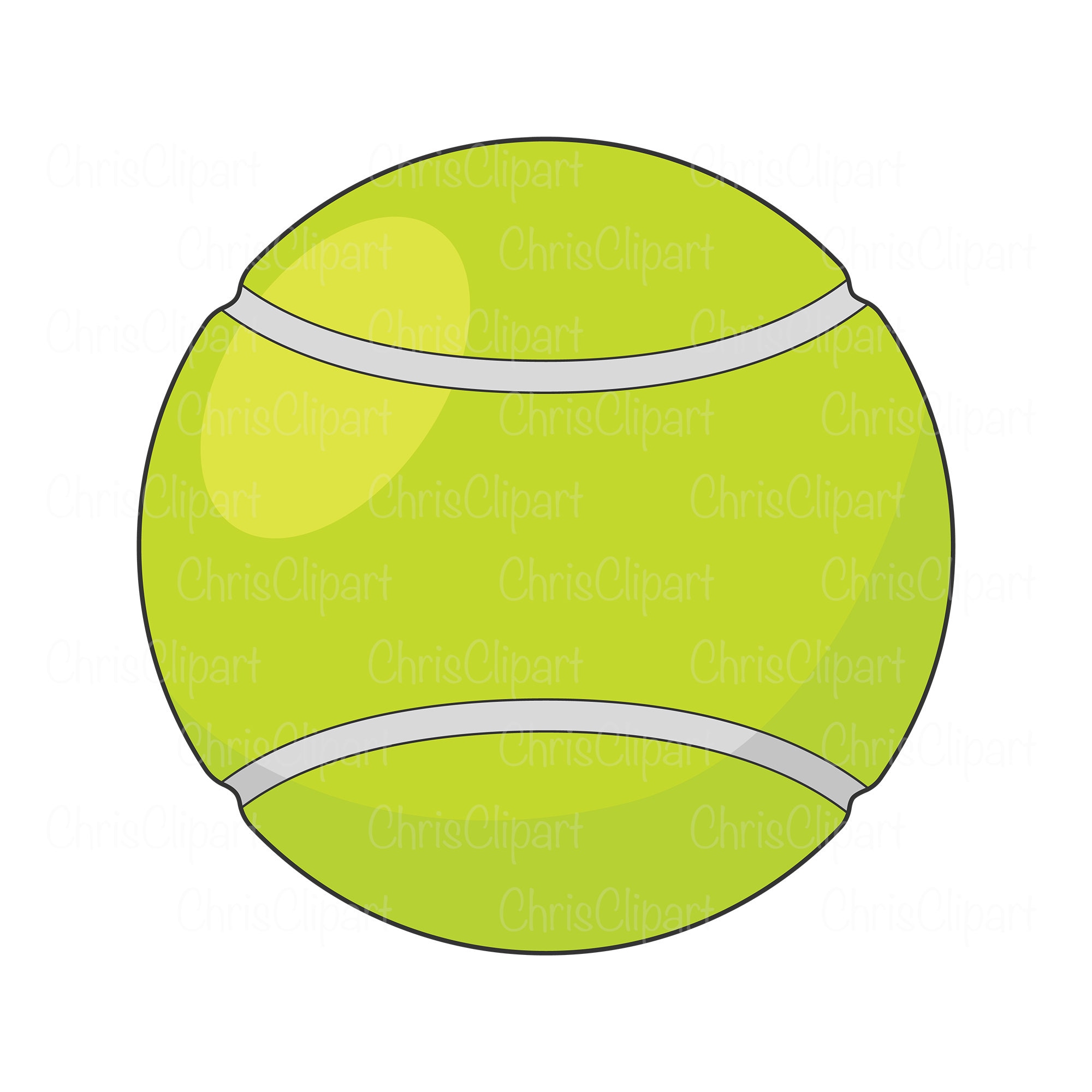 Tennis Ball Clip Art
