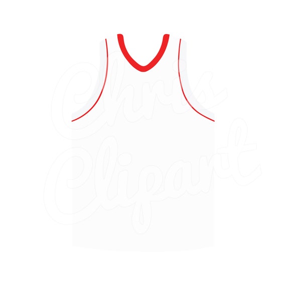 plain red basketball jersey