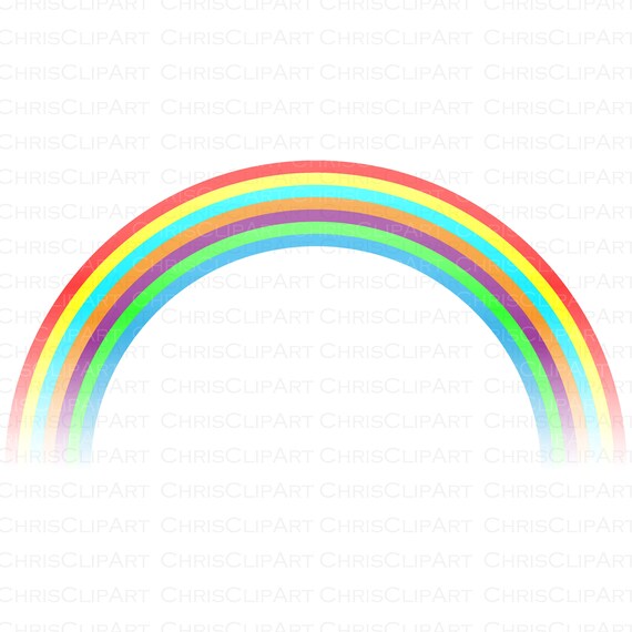 Download Free Rainbow Svg Graphic Commercial Use Rainbow Clipart Printable Etsy SVG Cut Files