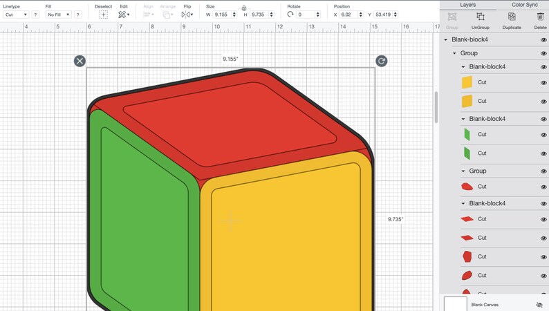 blank abc blocks