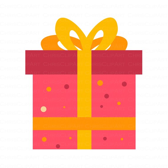 Download Present Svg Gift Box Clipart Birthday Present Clipart Etsy