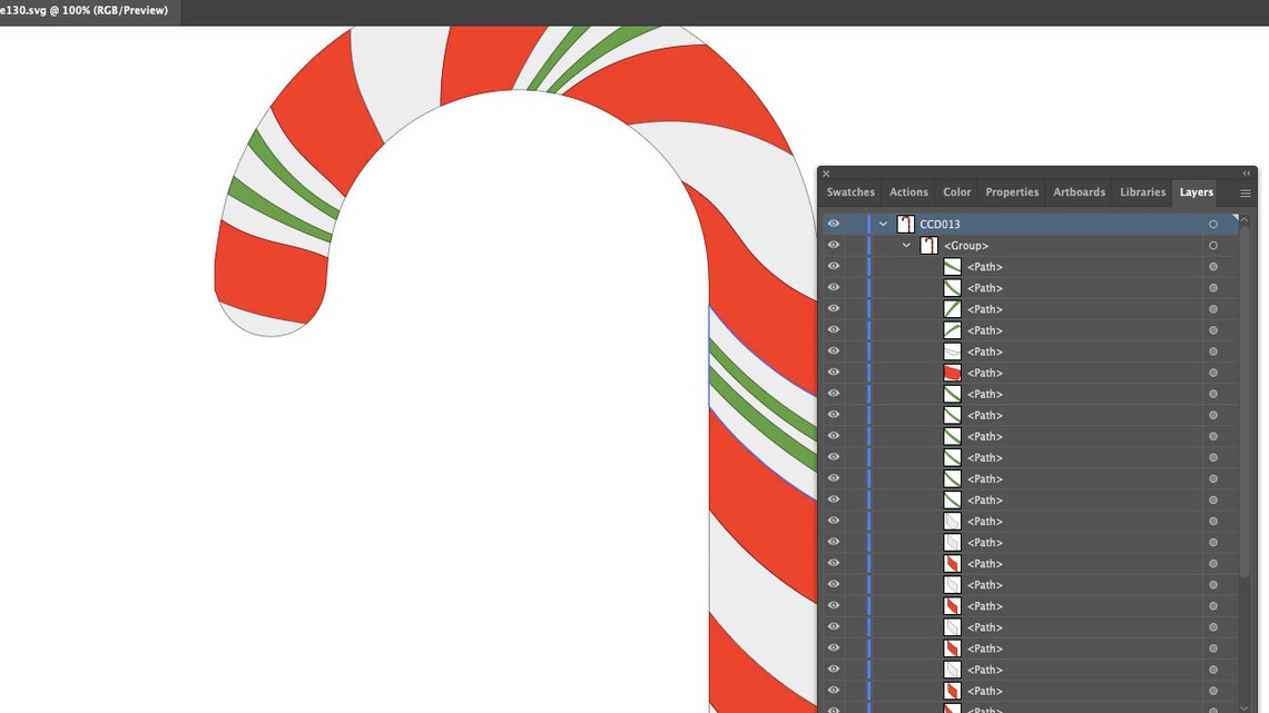 CANDY CANE SVG clipart candy cane candy cane png candy cane | Etsy