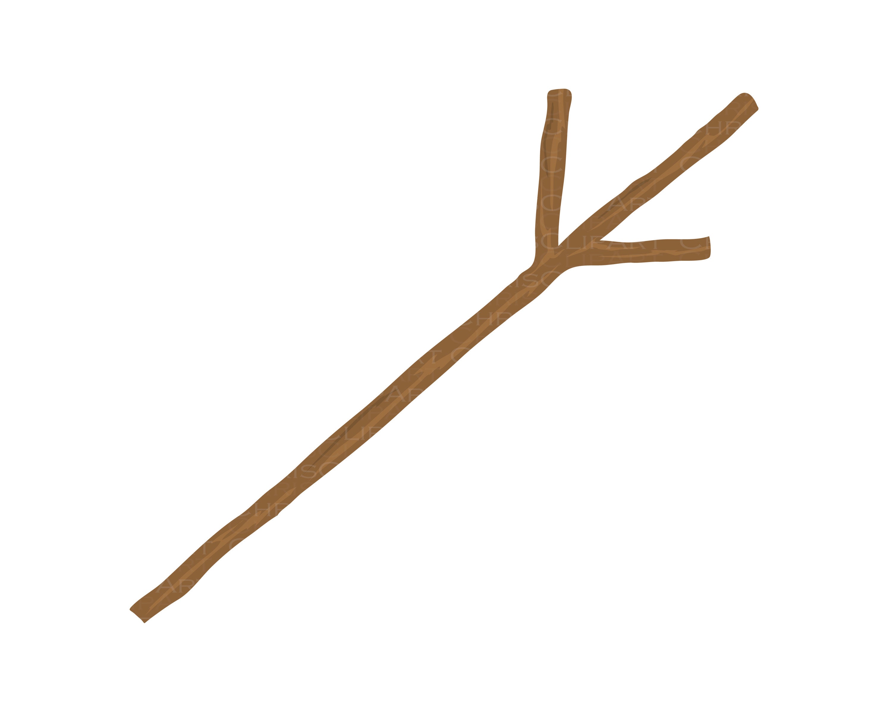 Snowman twig arms