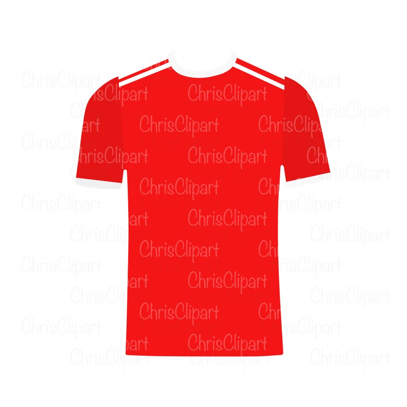 Red Soccer Jersey SVG PNG JPG Red Soccer Jersey Sublimation Red Soccer Jersey Graphic Soccer Jersey Clipart Soccer Jersey Cricut image 1