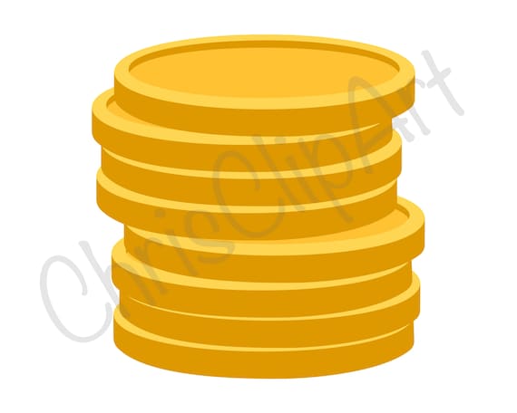 gold coins stack png