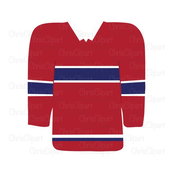 HOCKEY JERSEY SVG Hockey Jersey Clipart Cricut Hockey Etsy
