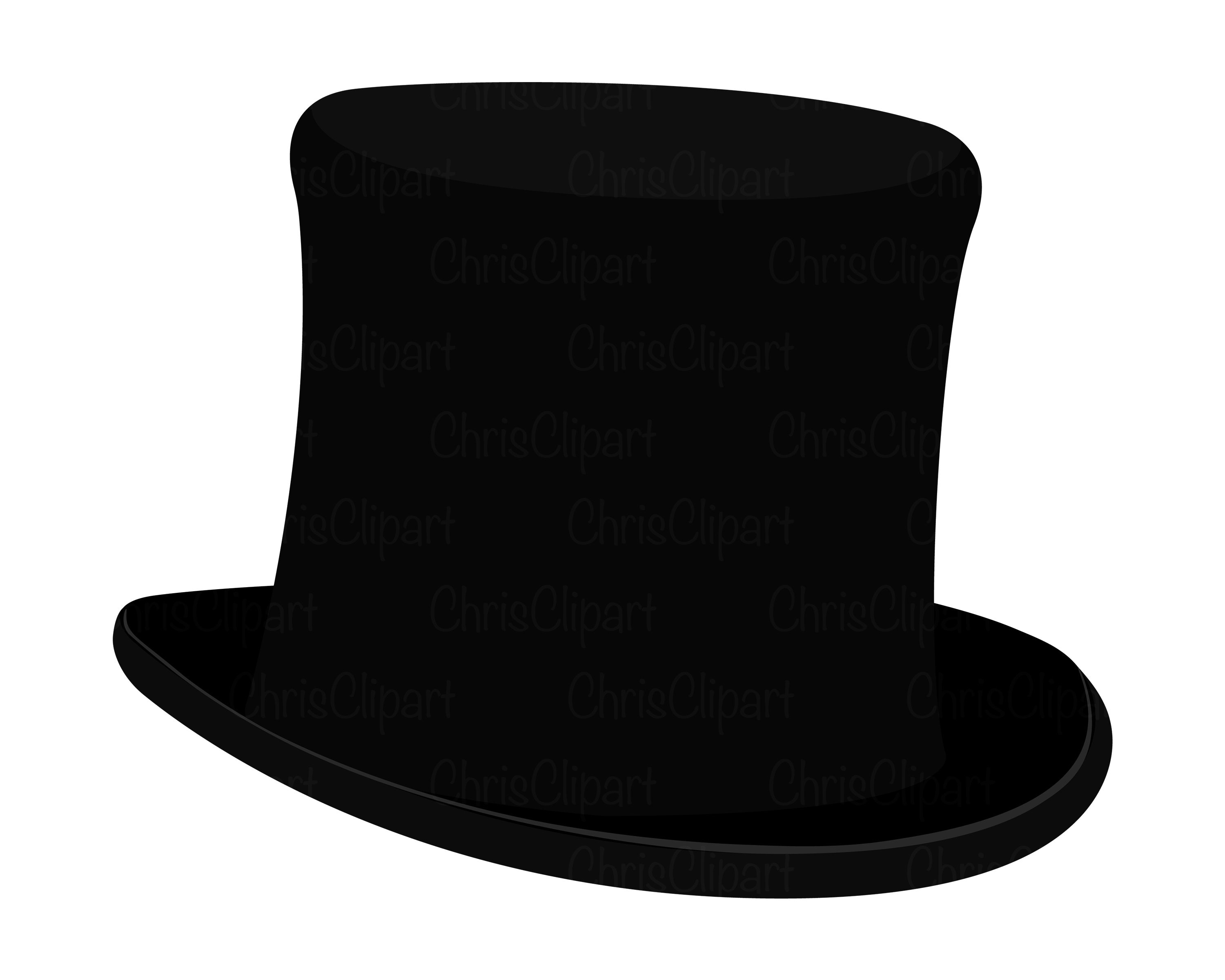 Top Hat Svg Top Hat Clipart Black Hat Svg Black Hat Etsy UK