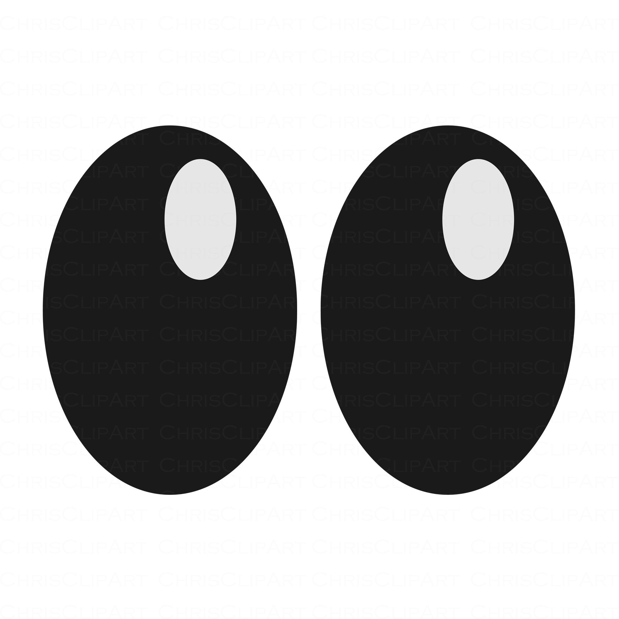 Download Button Eyes Svg Clipart Eyes Svg Eyes Png Cartoon Eyes Etsy