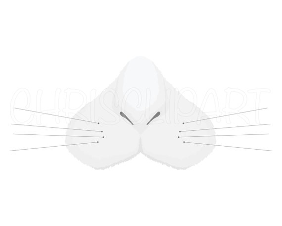 Bunny Nose Svg Bunny Nose Png Bunny Nose Clipart Rabbit Etsy