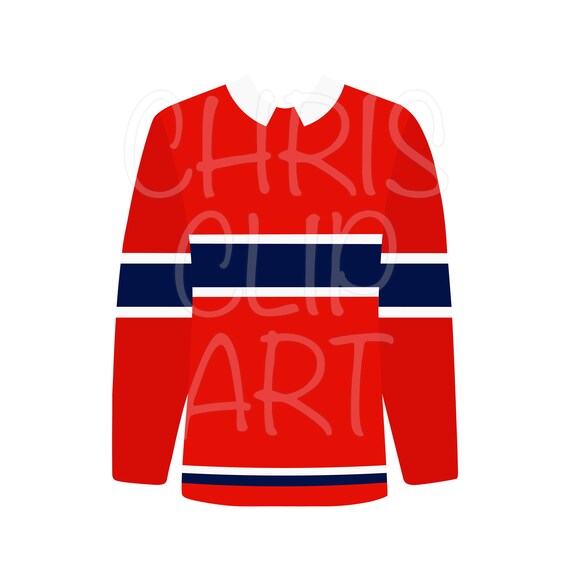 HOCKEY JERSEY SVG Hockey Jersey Clipart Cricut Hockey Etsy