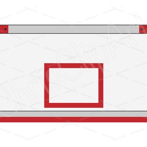 Basketball Backboard SVG PNG JPG - Hoop Clipart - Sports Graphic - Cricut Illustration - Instant Download