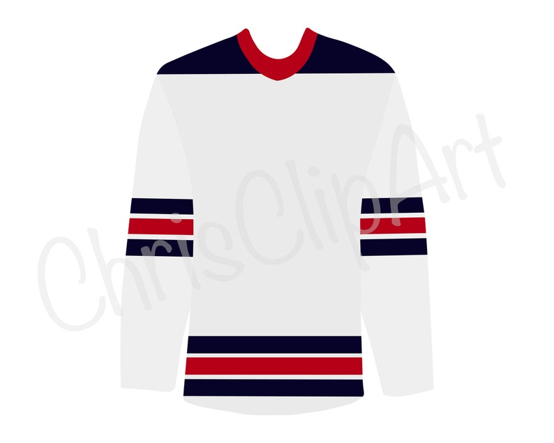 HOCKEY JERSEY SVG Hockey Jersey Clipart Cricut Hockey Etsy