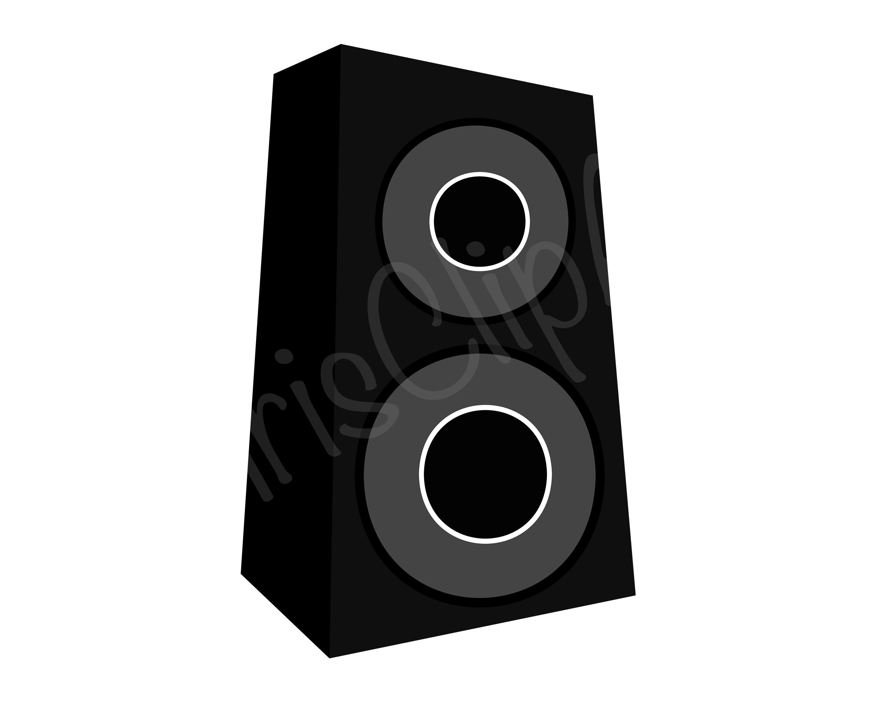 Computer Speaker Clipart