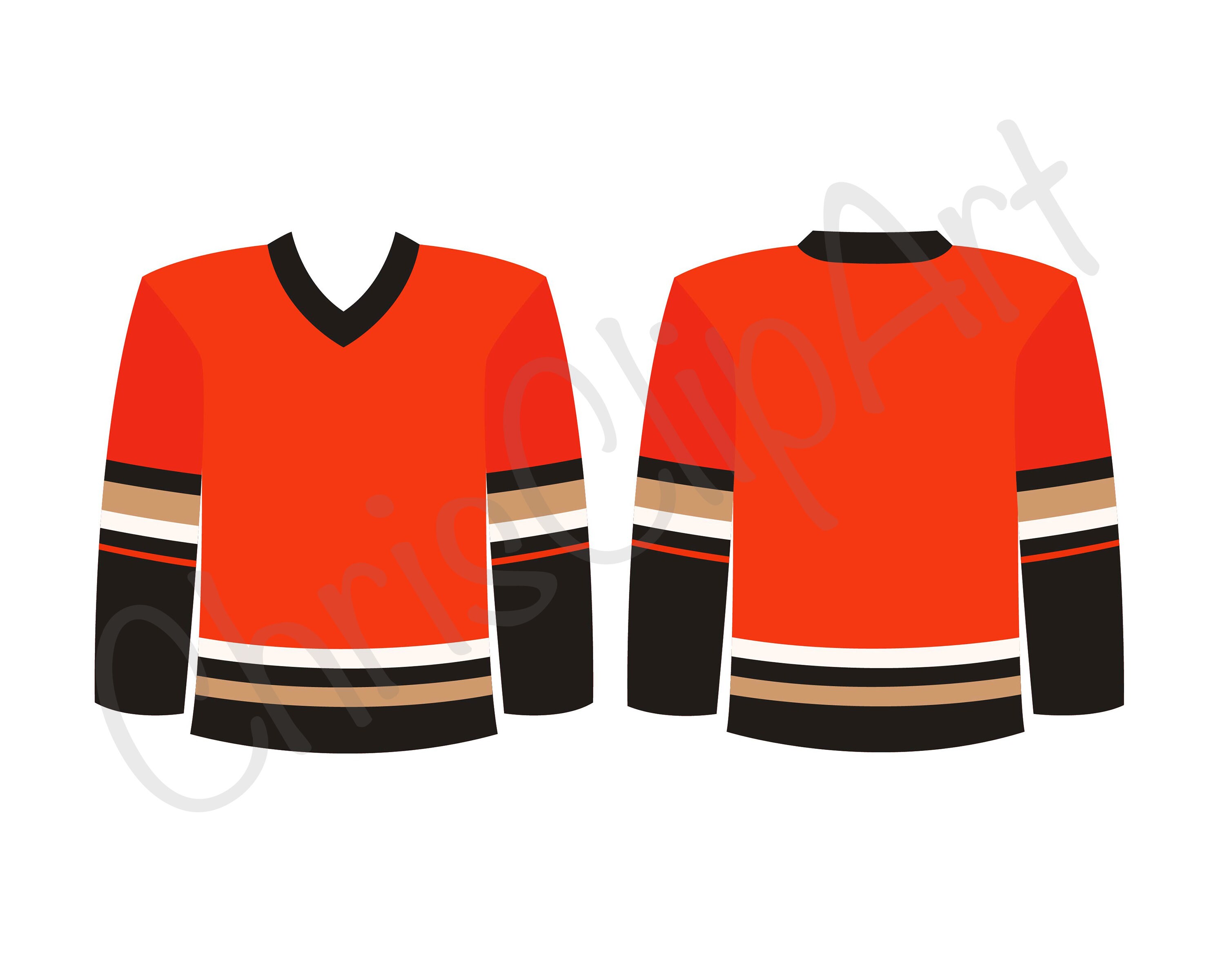 HOCKEY JERSEY SVG Hockey Jersey Clipart Cricut Hockey Etsy