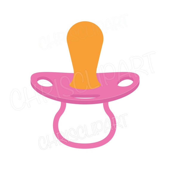 BABY PACIFIER SVG Clipart Pacifier Baby Clipart Baby Etsy