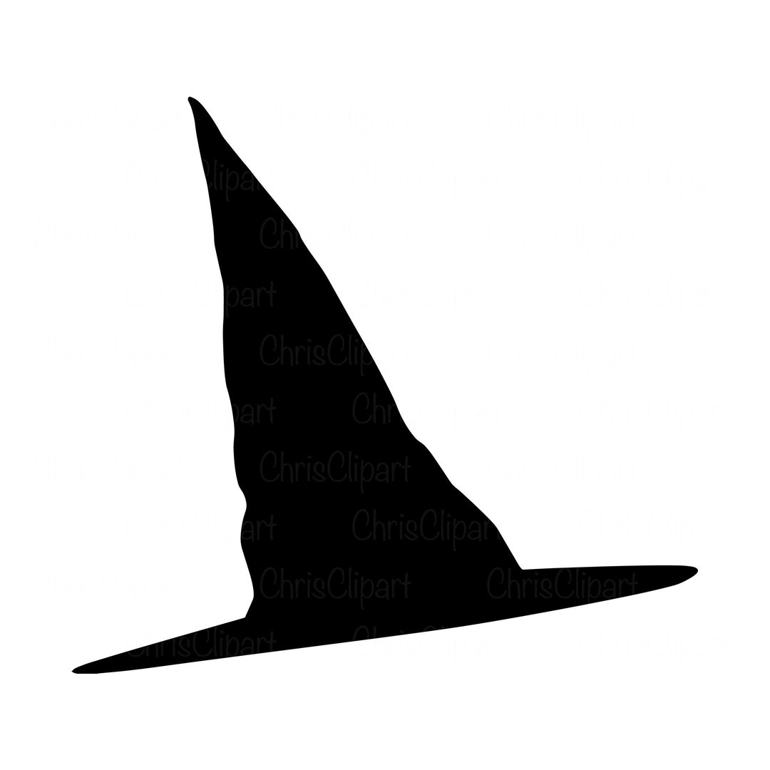 Witch Hat SVG PNG JPG Silhouette Cricut Clipart Witch - Etsy