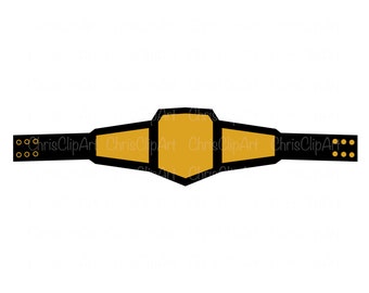 Wrestling Championship Belt SVG, PNG, JPG (digitale download)