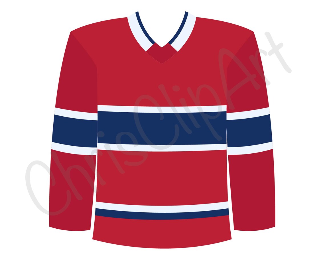 HOCKEY JERSEY SVG Hockey Jersey Clipart Cricut Hockey Etsy