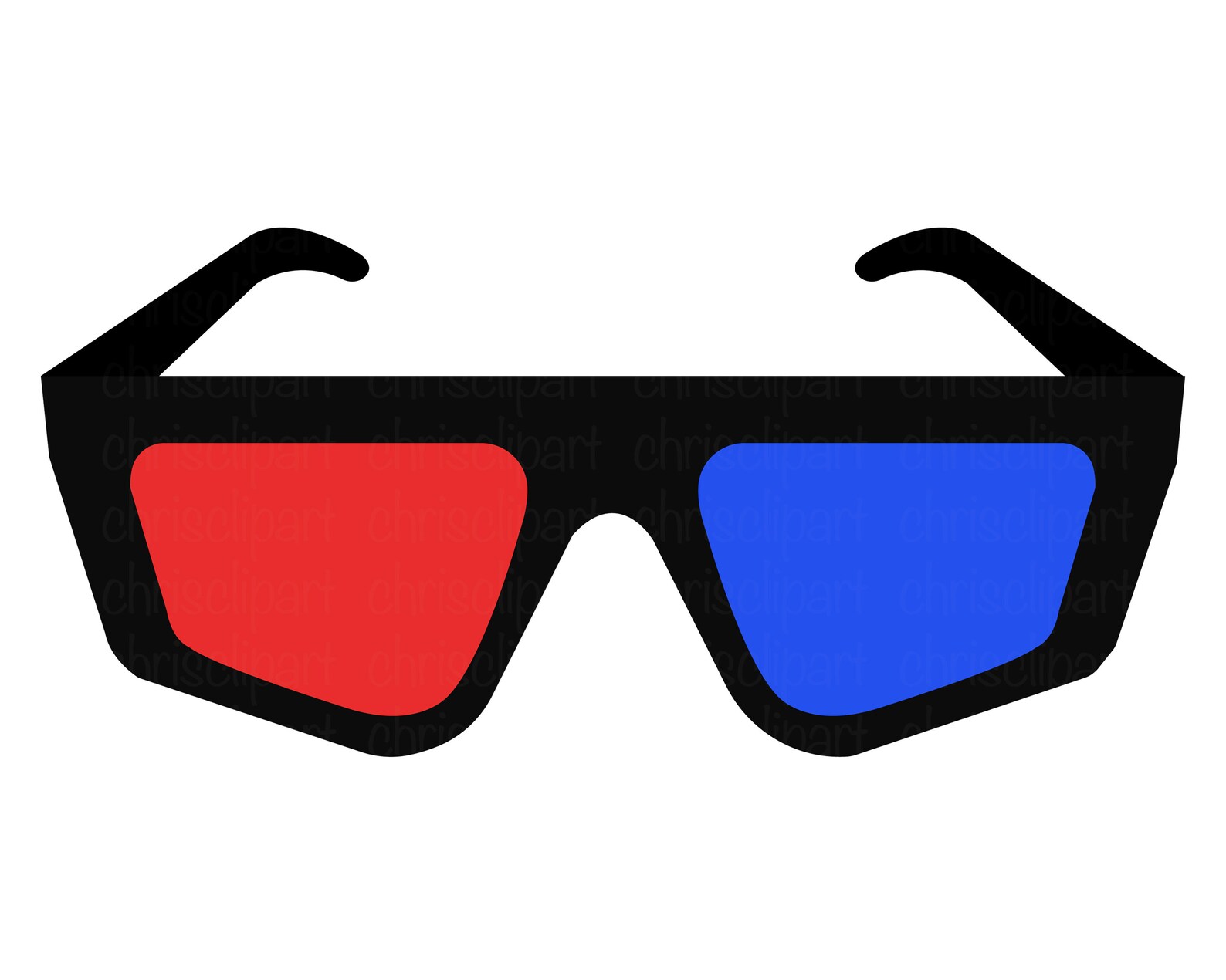 3D Brillen svg 3D Brille png 3D Brille Clipart Cricut 3D - Etsy