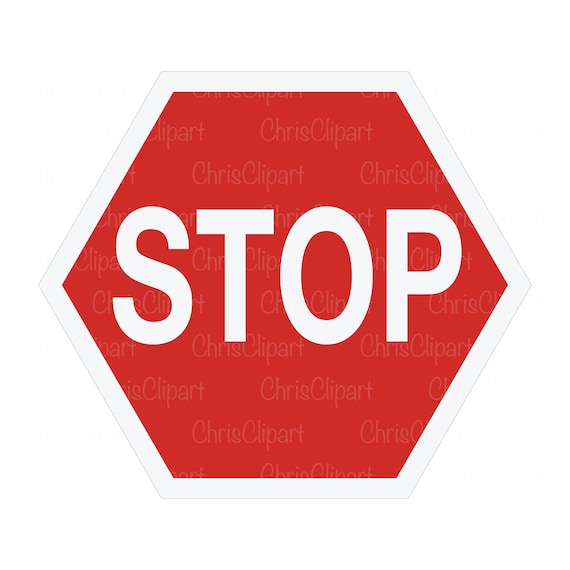 STOP SIGN CLIPART Stop Sign Svg Printable Stop Sign Stop - Etsy UK