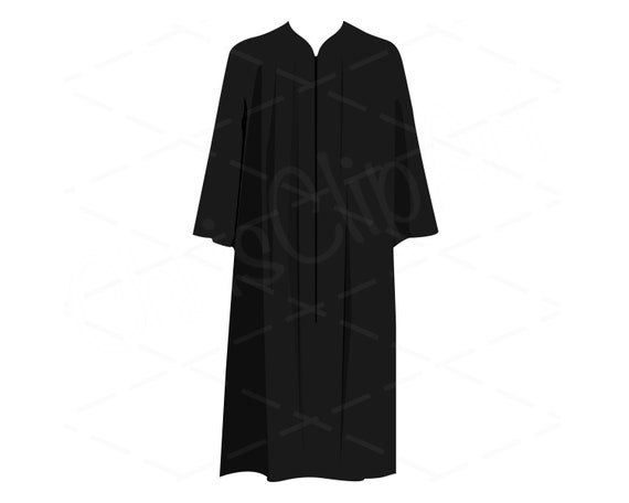 graduation dress png Graduation Gown Clipart – 8 Colors, Graduation Graphics (digital Download)