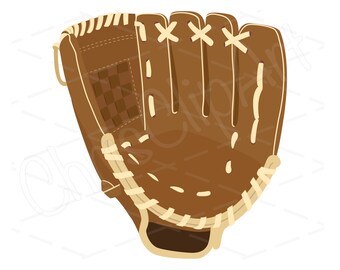 Baseball Mitt JPG PNG SVG | Clipart Baseball Mitt for Baseball Designs |  Baseball Graphics | Baseball Glove Vector
