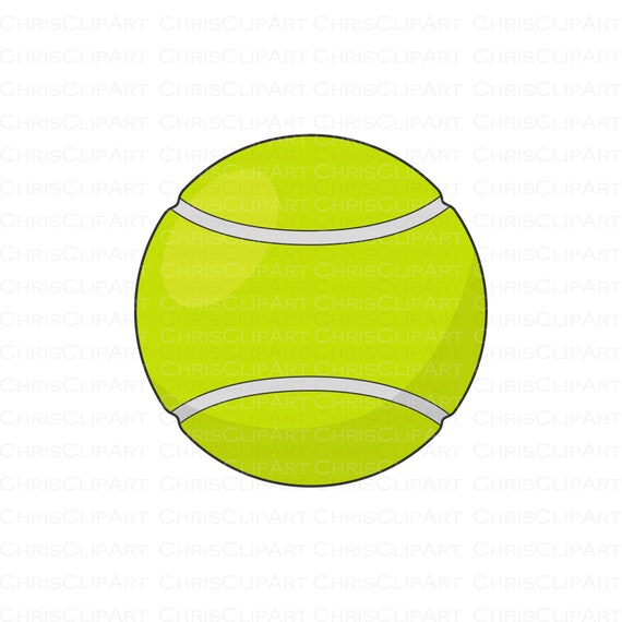Tennis Ball Svg Clipart Tennis Ball Tennis Svg Clipart Ball Etsy
