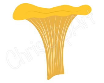 Golden Chanterelle Mushroom SVG, mushroom svg, mushroom png, mushroom clipart, mushroom cricut, mushroom sublimation