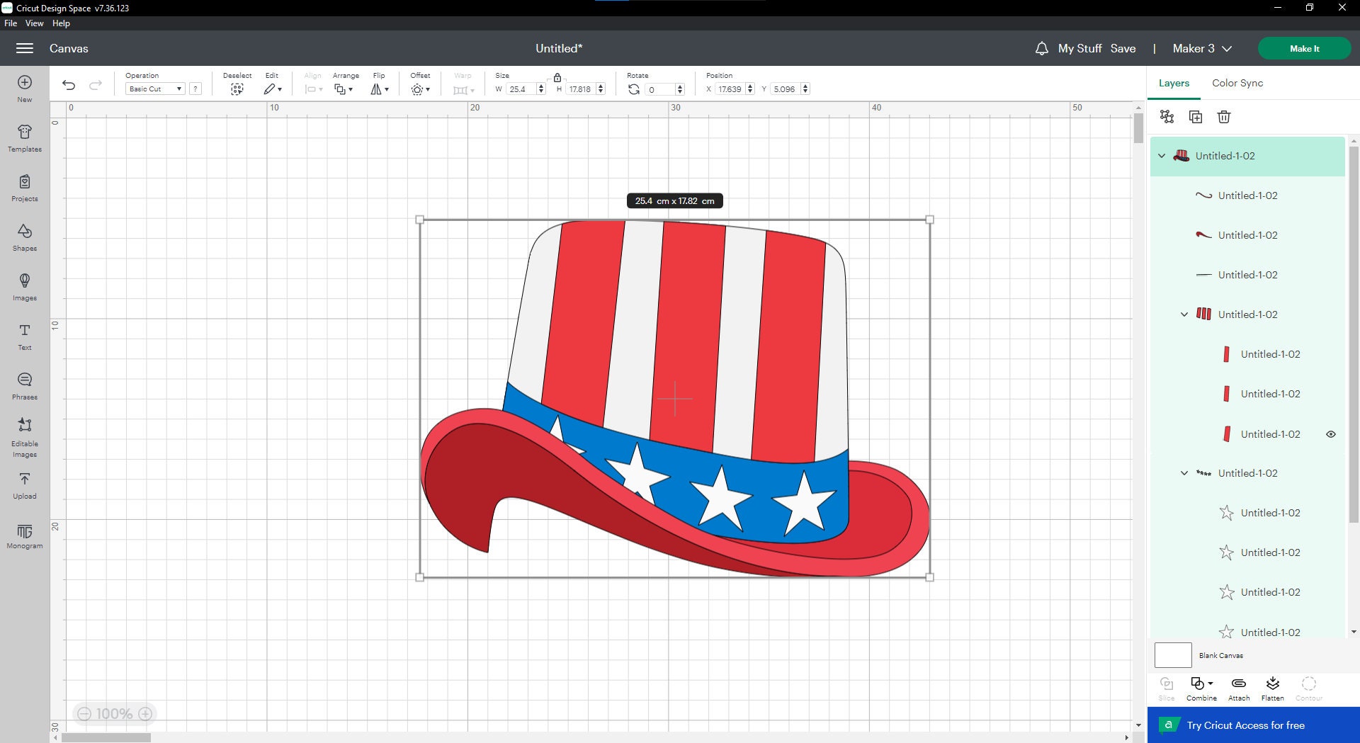 Uncle Sam Hat Clipart – Patriotic 4th of July Design (digital Download ...