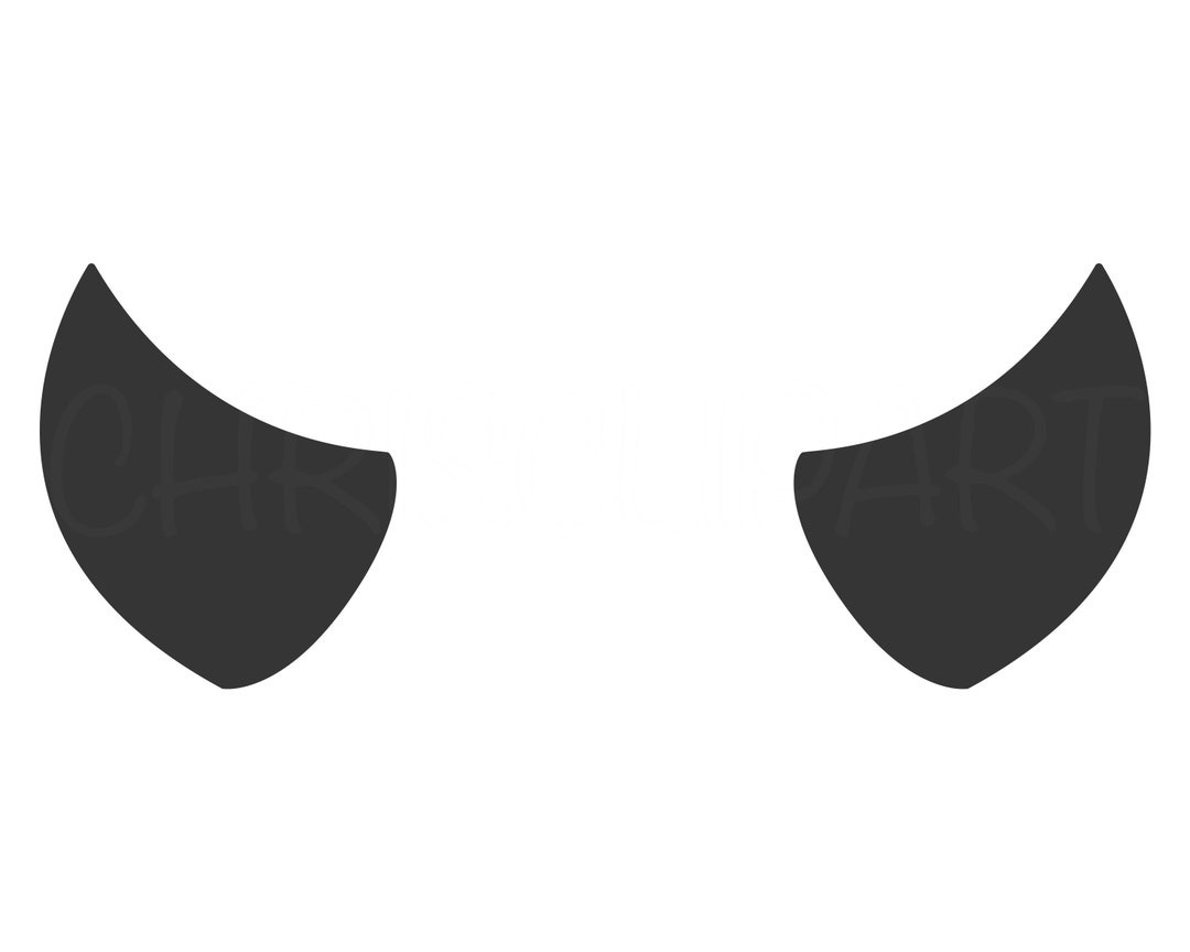 BULL HORNS CLIPART Bull Horns Svg Bull Horns Graphic Cricut Etsy