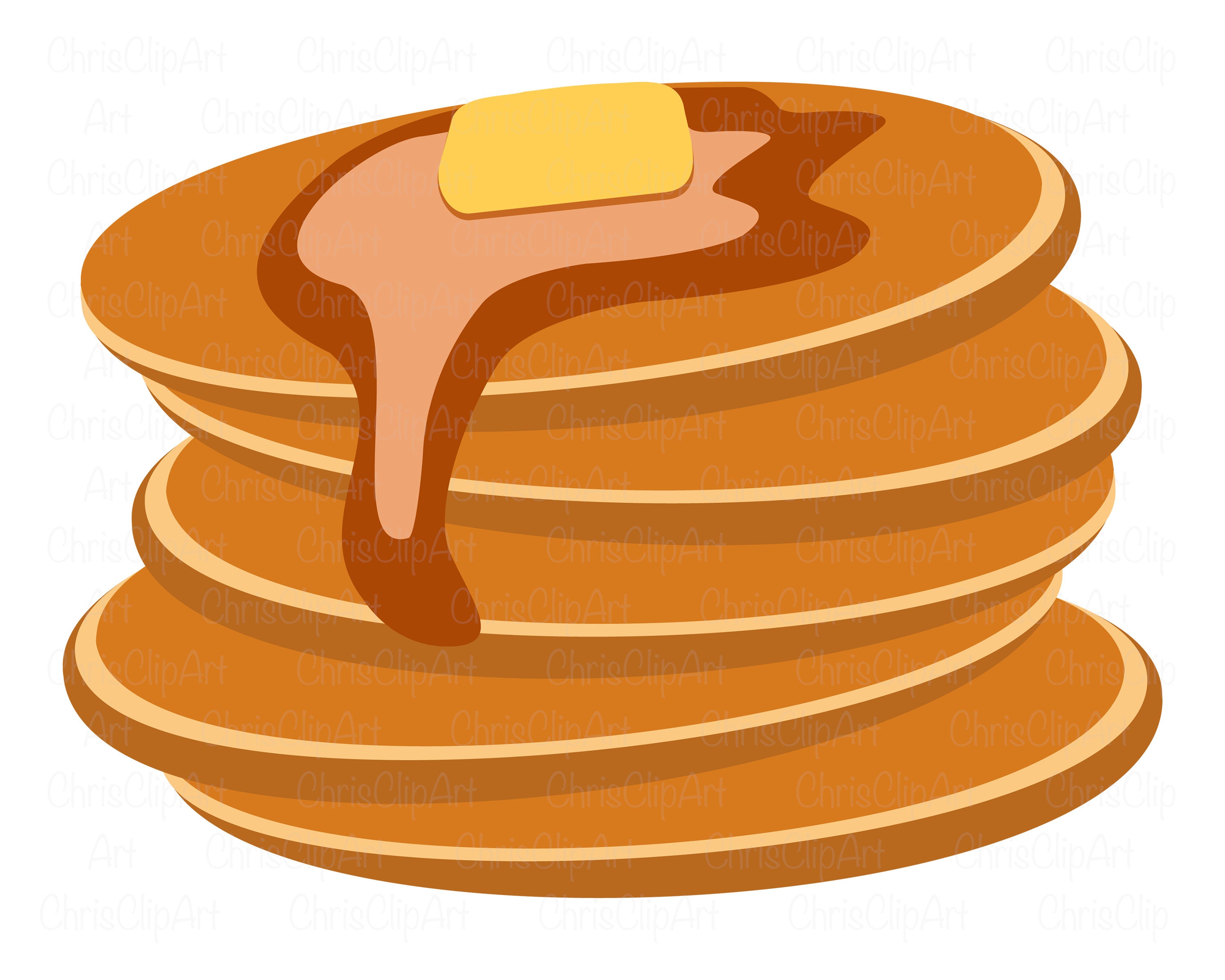 Pancakes Clip Art