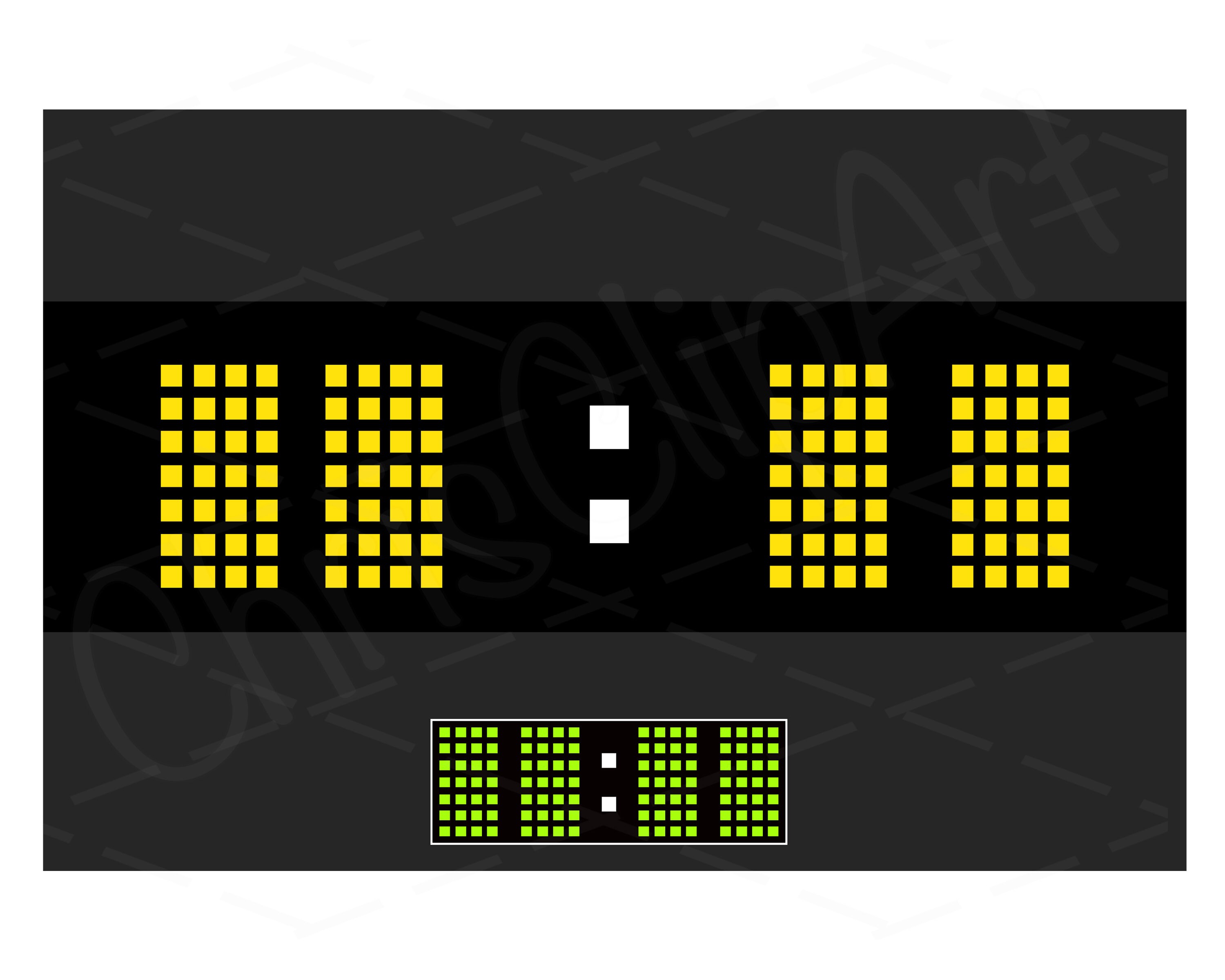 Basketball Scoreboard Clip Art