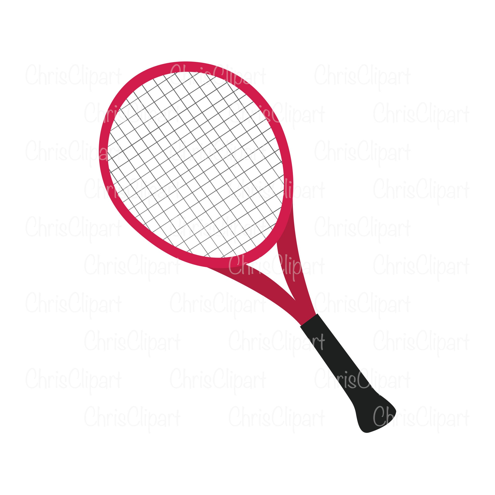 TENNIS RACKET SVG Tennis Racket Clipart Tennis Racket Png Etsy