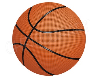 Basketball Clipart, SVG, PNG, JPG (Digital Download)