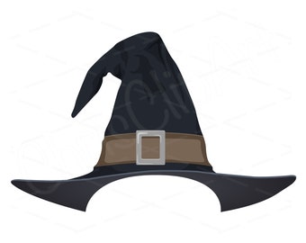 Witch Hat SVG PNG JPG Witch Hat Clipart Halloween Clipart Spooky Graphics  Witchy Design Digital Download Cricut Ready - Etsy Norway